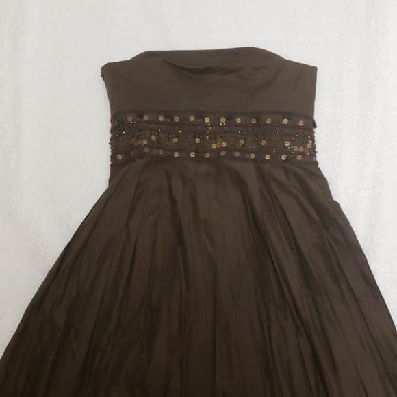 NWT Ann Taylor Petite Strapless Beaded Dress - Picture 5 of 5